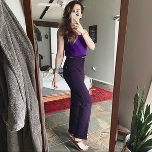 Vintage Purple St John Santana Tank & Pant Set S M